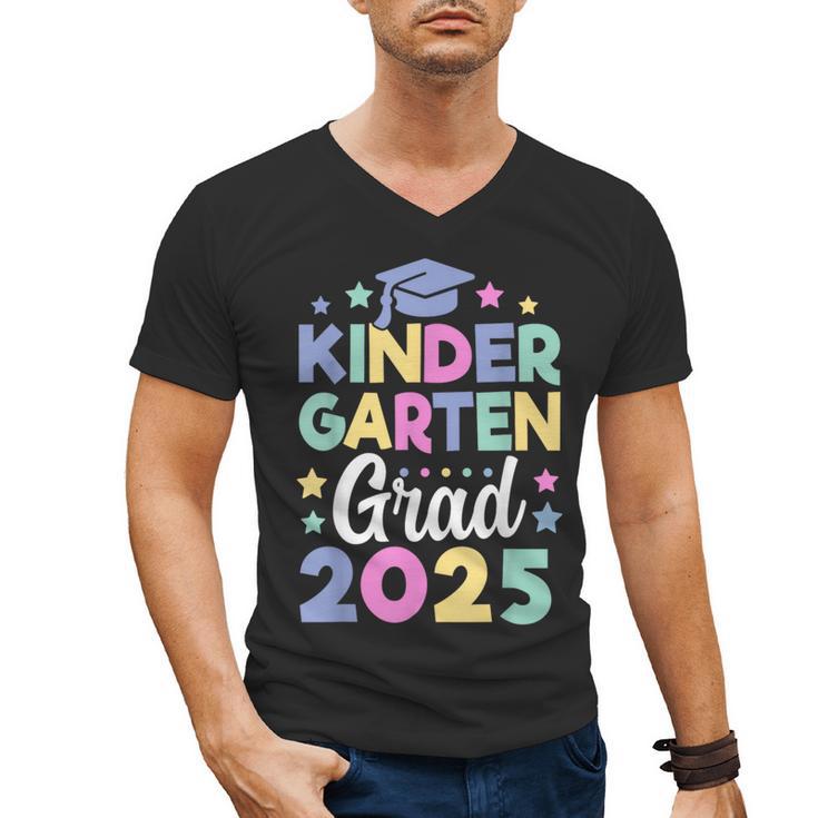 Kindergarten Graduation Kindergarten Grad Kid Girl Boy 2025 Men's V-Neck T-Shirt