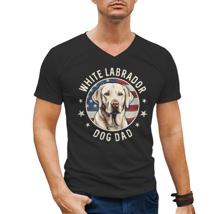 Labrador Retriever Dog Dad Men's V-Neck T-Shirt