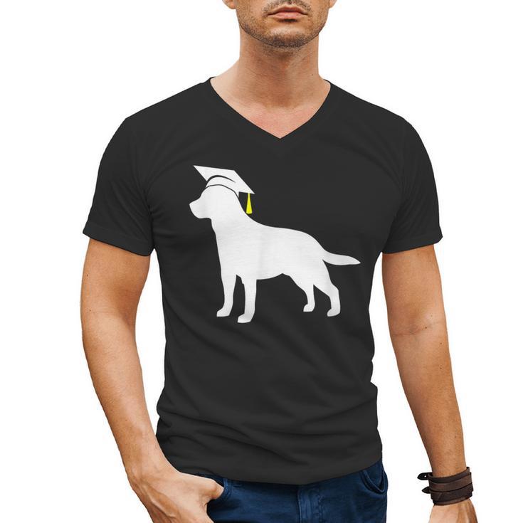 Labrador Retriever Graduation Dog Graduate For Men Women Kids Men's V-Neck T-Shirt