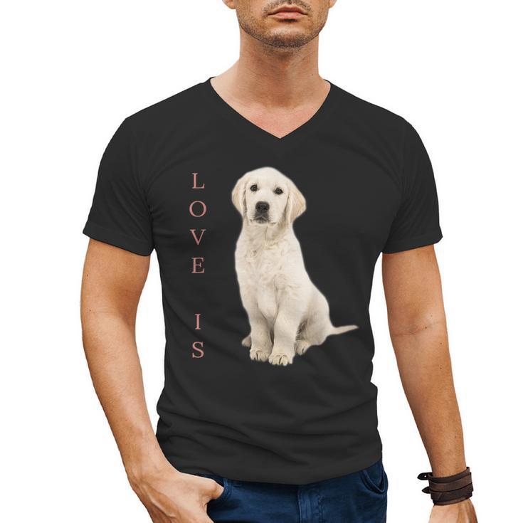 Labrador Retriever Shirt Women Men Lab Mom Dad Dog Tee Men's V-Neck T-Shirt