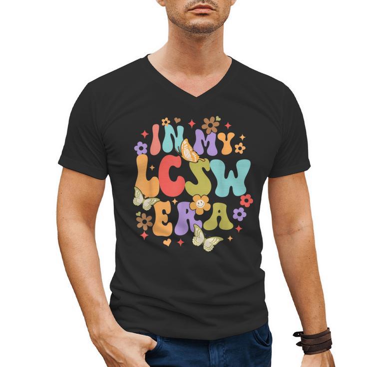 LCSW Grad Social Worker Graduation In My LCSW Era Men's V-Neck T-Shirt