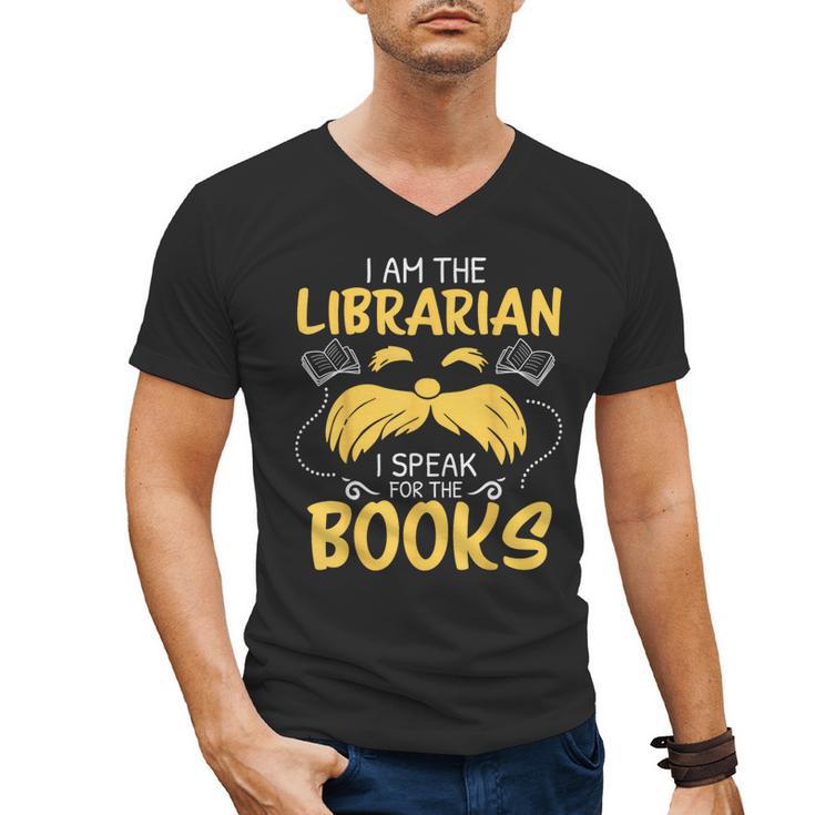 I Am Librarian Book Reader Library Book Reading Men's V-Neck T-Shirt