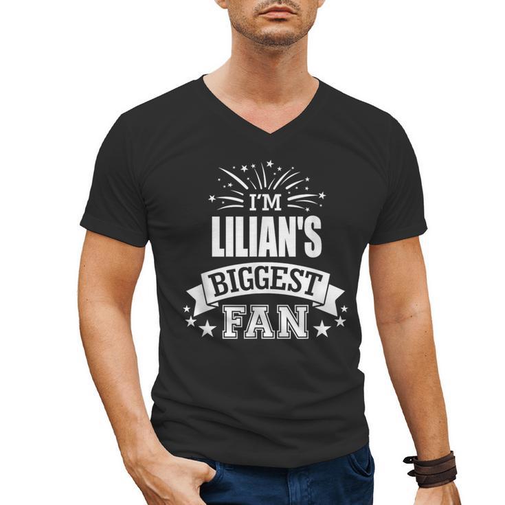 Lilian Personalized Name Sports Fan Birthday Graduation Men's V-Neck T-Shirt