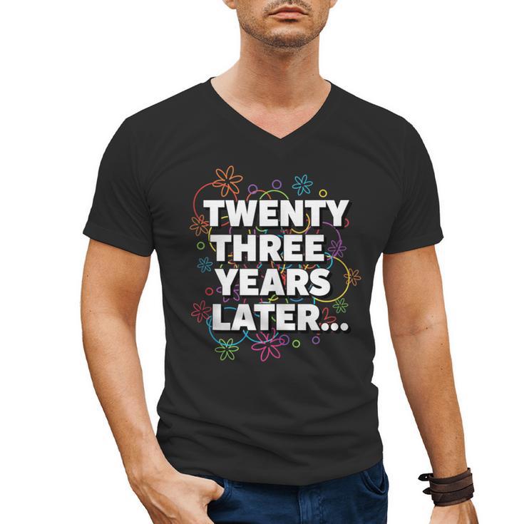 Literary Twenty Three Years Later Bookish Nostalgia Men's V-Neck T-Shirt
