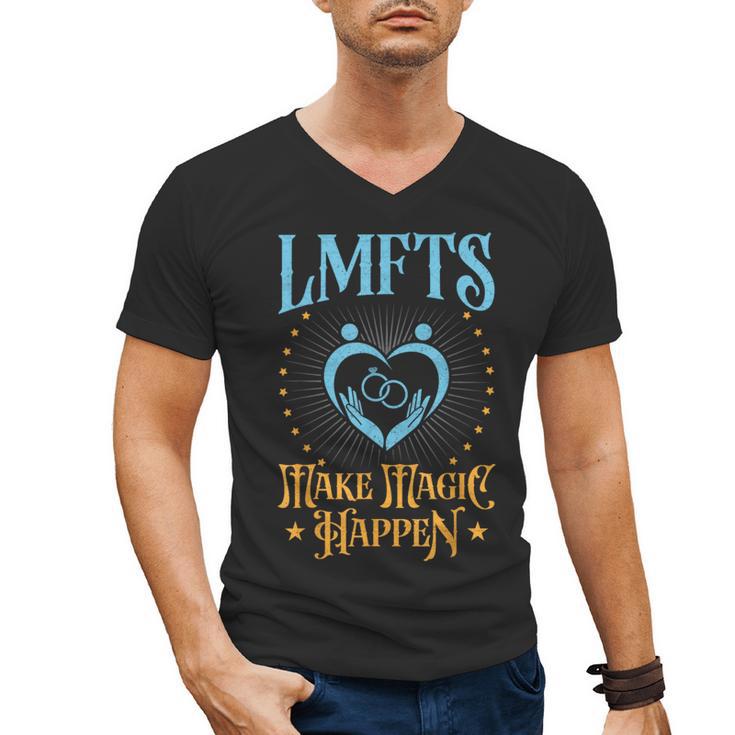 LMFT Graduation Licensed Marriage And Family Therapist LMFT Men's V-Neck T-Shirt