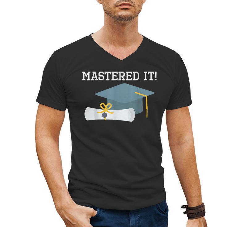 Masters Degree Graduation 2021 Social Work MPH MSW Grad Men's V-Neck T-Shirt