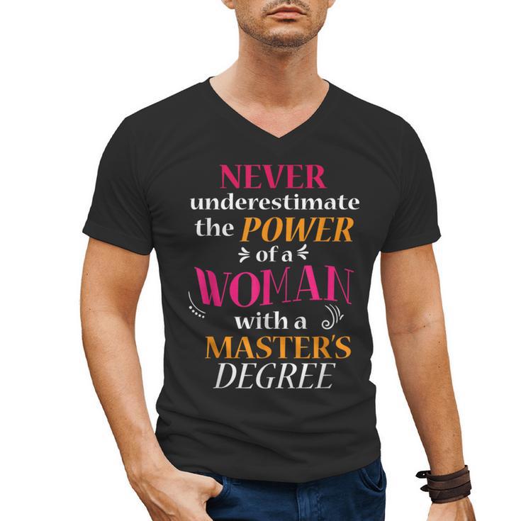 Masters Degree Graduation MPH Social Work Men's V-Neck T-Shirt