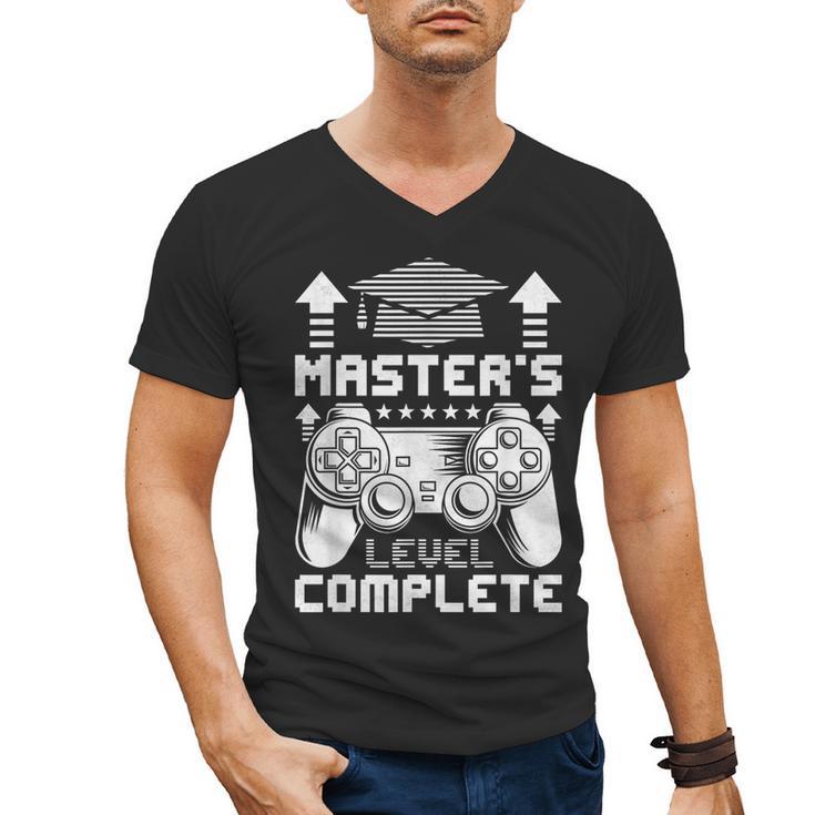 Master's Level Complete College Graduation Men's V-Neck T-Shirt