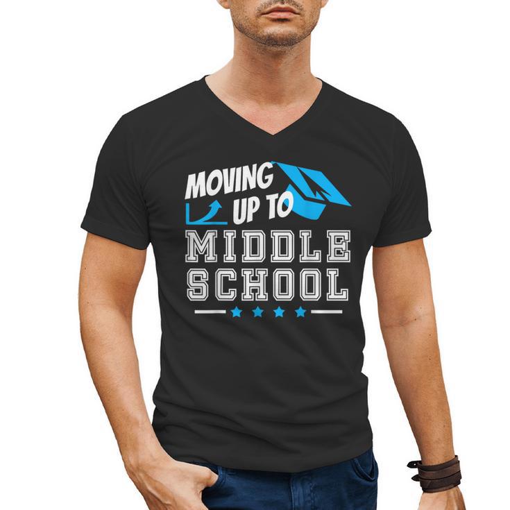 Moving Up To Middle School Graduation  T-Shirt Men's V-Neck T-Shirt