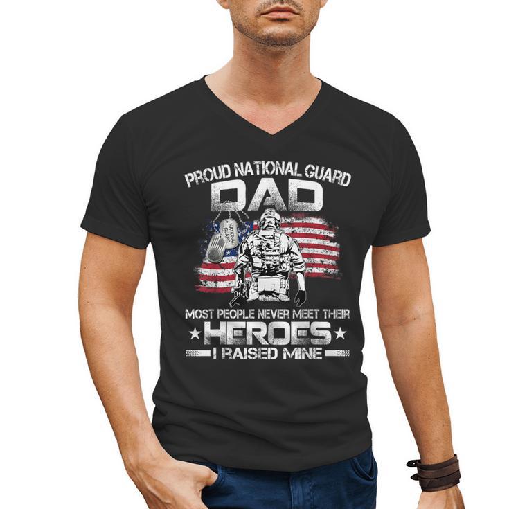 National Guard Graduation Proud National Guard Dad Men's V-Neck T-Shirt