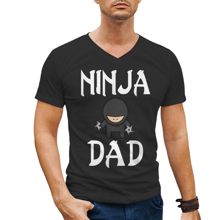 Ninja Dad Tshirt Ninja Shirt Ninja Tshirts Father Men's V-Neck T-Shirt