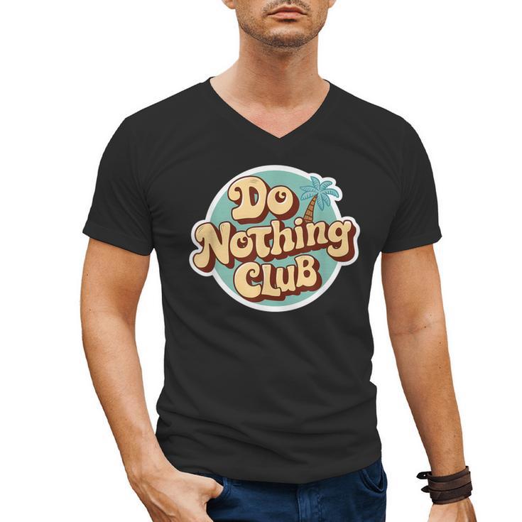 Do Nothing Club Lazy Introvert Gen Y Millennials Men's V-Neck T-Shirt