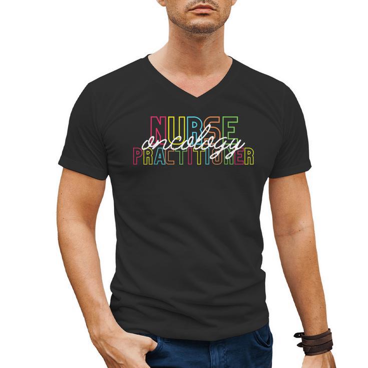 Oncology Nurse Practitioner For Graduation New Job Christmas Men's V-Neck T-Shirt