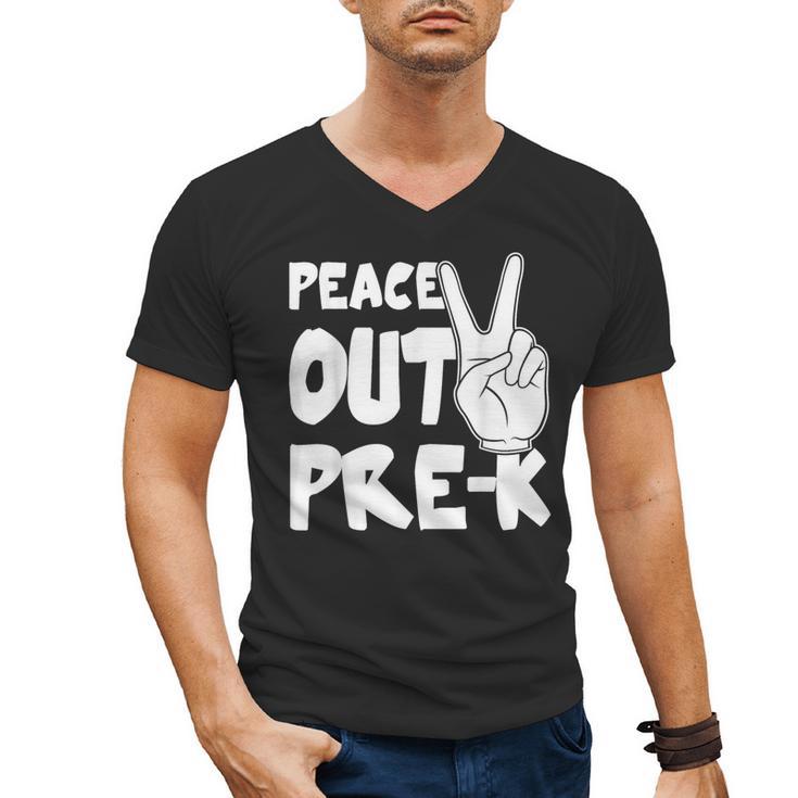 Peace Out Pre-K Great Class Of 2019 Graduation T-Shirt Men's V-Neck T-Shirt