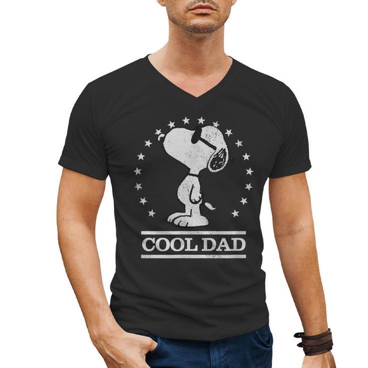 Peanuts Snoopy Cool Dad Men's V-Neck T-Shirt