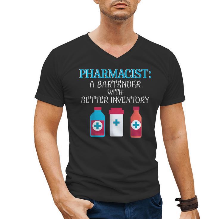 Pharmacist T-Shirt Gag Graduation PharmD Men's V-Neck T-Shirt