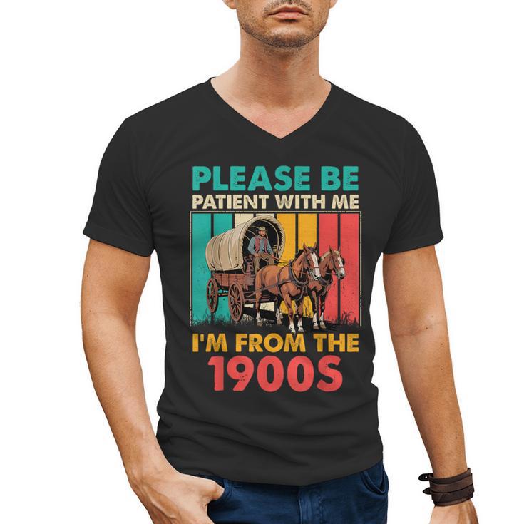 Please Be Patient I'm From The 1900s Dad Fathers Day Men's V-Neck T-Shirt