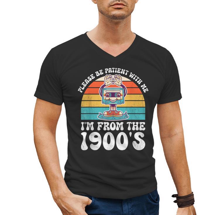 Please Be Patient With Me I'm From The 1900s Kawaii Men's V-Neck T-Shirt
