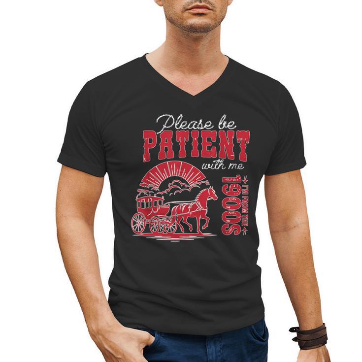Please Be Patient I'm From The 1900s Retro Gen X Millenn Men's V-Neck T-Shirt