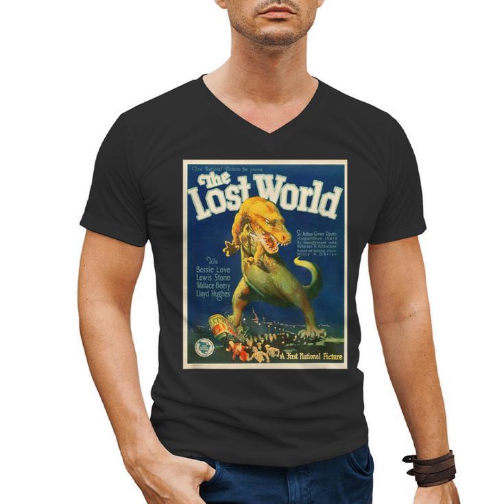 Poster Of Movie Adaptation Of Sir Arthur Conan Doyle Book Men's V-Neck T-Shirt