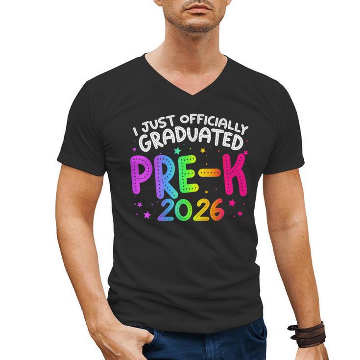 Pre-K Graduation Class Of 2026 Pre-K Graduated 2026 Men's V-Neck T-Shirt
