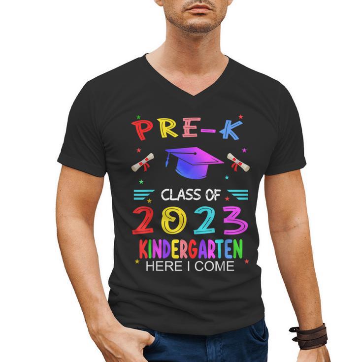 Pre-k Graduation Pre Kindergarten Class Of 2023 Boys Girls Men's V-Neck T-Shirt