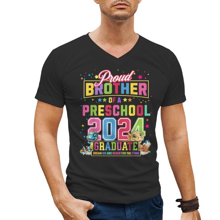 Pre School Graduation Idea Brother & Preschool Graduation Men's V-Neck T-Shirt