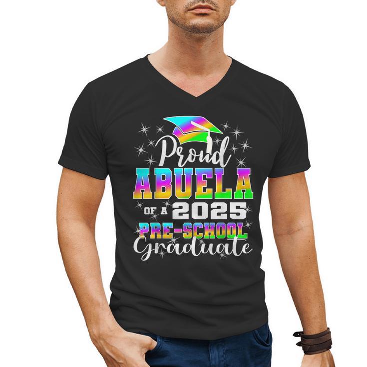 Proud Abuela Of Preschool Graduate 2025 Graduation Men's V-Neck T-Shirt