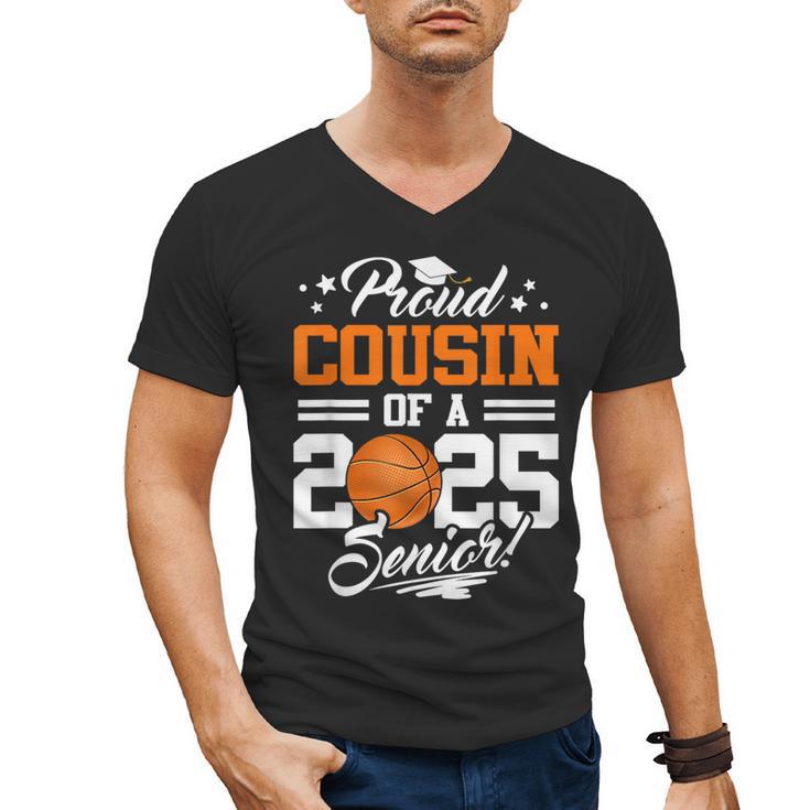 Proud Cousin Of A 2025 Senior Basketball Graduation Men's V-Neck T-Shirt