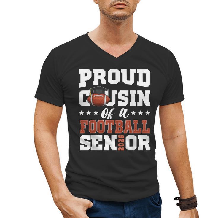 Proud Cousin Of a Football Senior 2026 Graduation Gifts Men's V-Neck T-Shirt