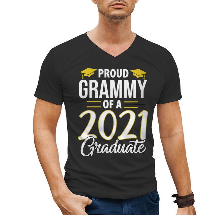Proud Grammy Of A 2021 Graduate Graduation Clothes MBA PhD Men's V-Neck T-Shirt