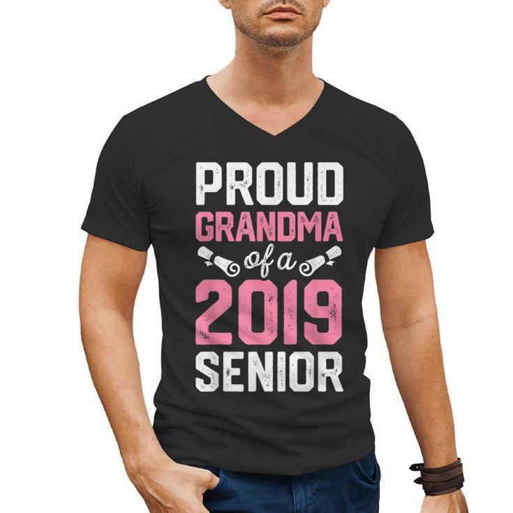 Proud Grandma Of A Class 2019 Senior T Shirt Graduation Men's V-Neck T-Shirt