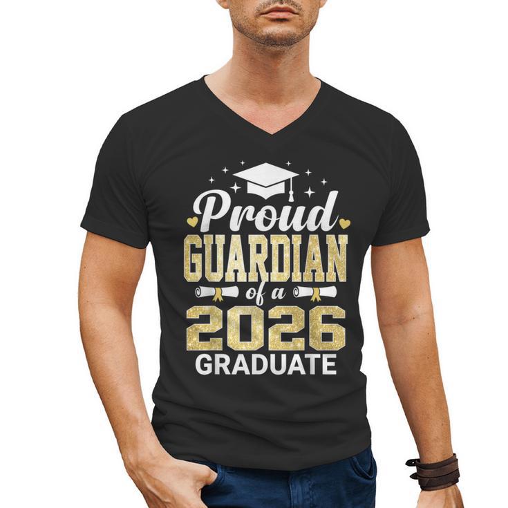 Proud Guardian Of A 2026 Graduate Class Of Graduation Men's V-Neck T-Shirt