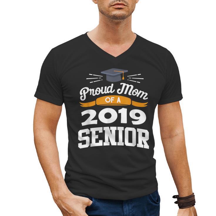 Proud Mom Of A 2019 Senior Graduation Class Outfit T-Shirt Men's V-Neck T-Shirt