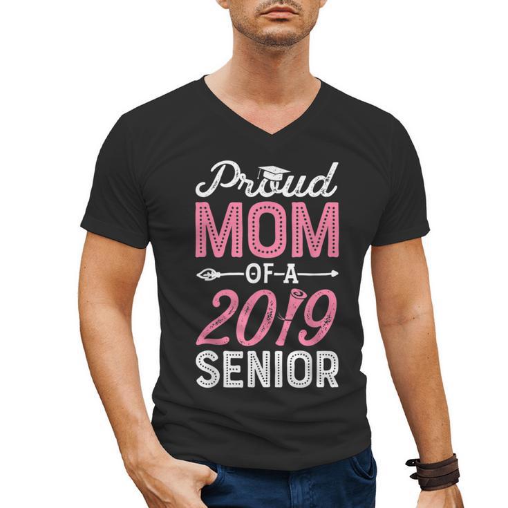 Proud Mom Of A Class 2019 Senior T Shirt Graduation Men's V-Neck T-Shirt
