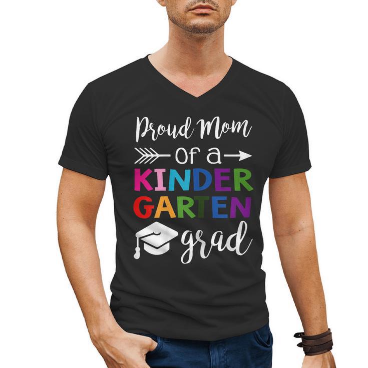 Proud Mom Of A Kindergarten Grad Shirt Graduation Men's V-Neck T-Shirt