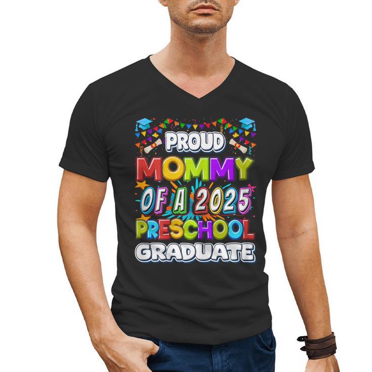 Proud MOMMY Of a 2025 Preschool Graduate Graduation Men's V-Neck T-Shirt