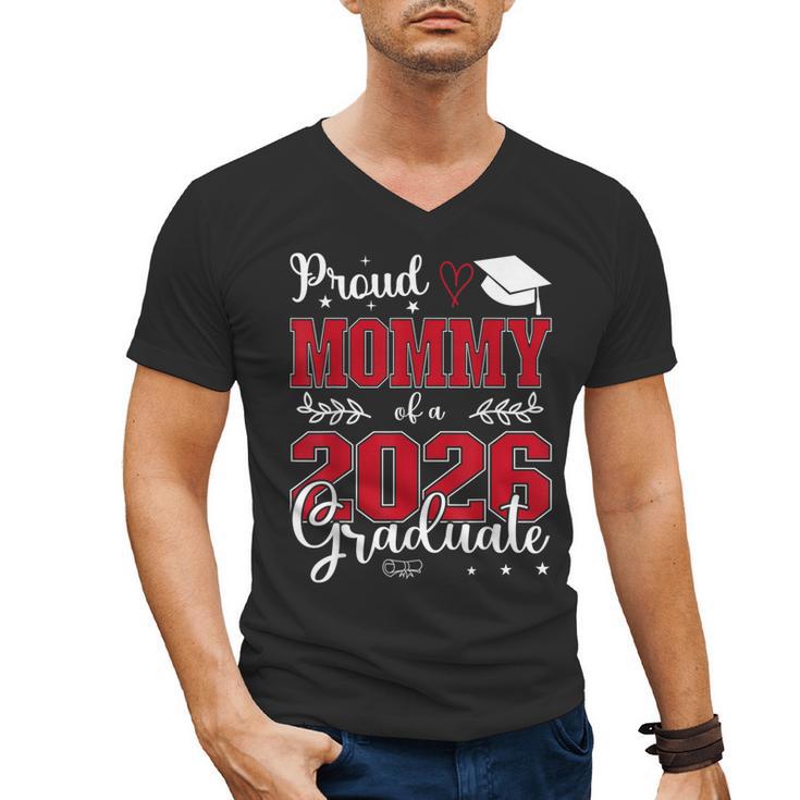 Proud Mommy Of a Class Of 2026 Graduate For Graduation Men's V-Neck T-Shirt