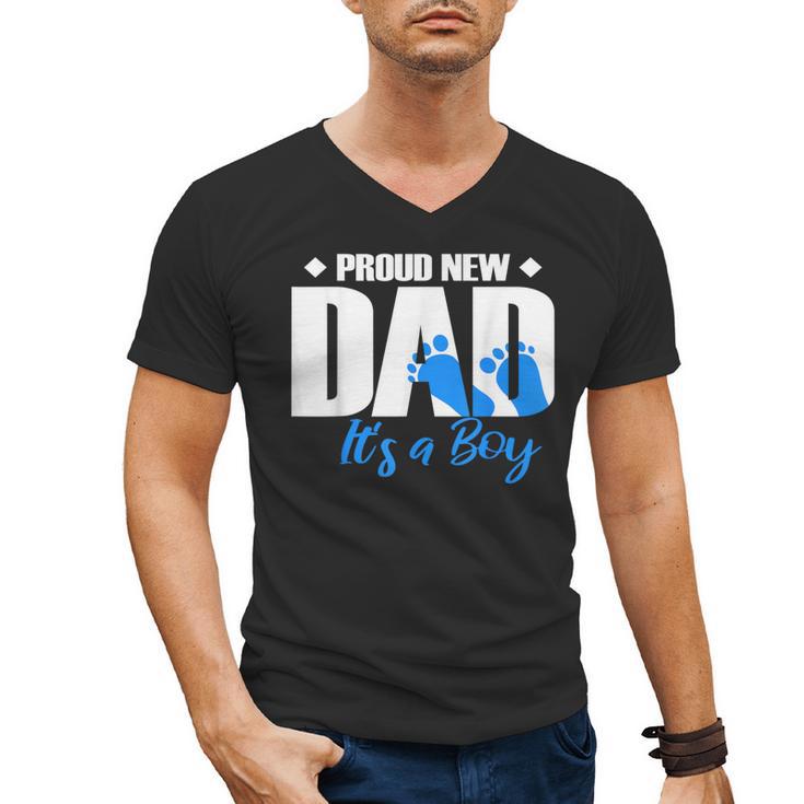 Proud New Dad It's A Boy Men's V-Neck T-Shirt