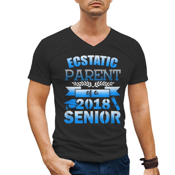 Proud Parent Of a 2018 Senior Graduation Men's V-Neck T-Shirt