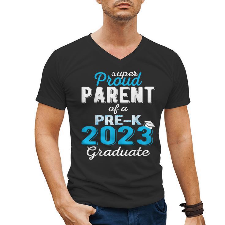 Proud Parent Of Pre K School Graduate 2023 Graduation Parent Men's V-Neck T-Shirt