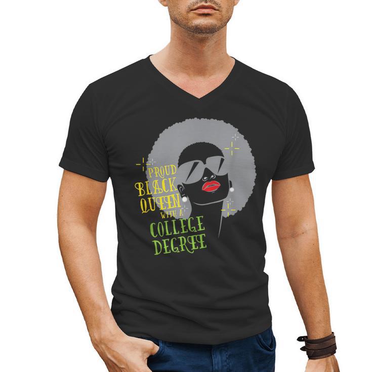 Proud Queen College Graduation Men's V-Neck T-Shirt