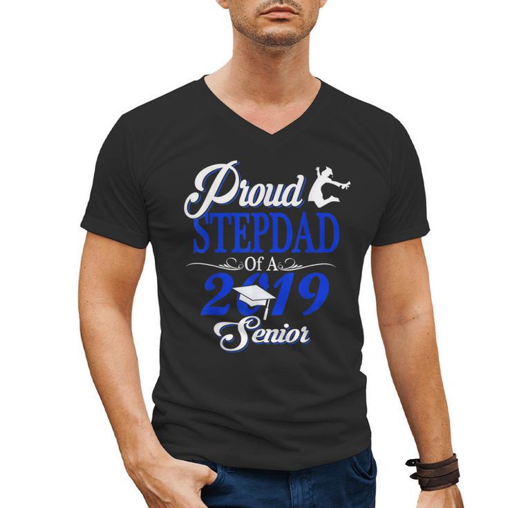 Proud STEPDAD Of A Class 2019 Senior Tshirt Graduation Men's V-Neck T-Shirt
