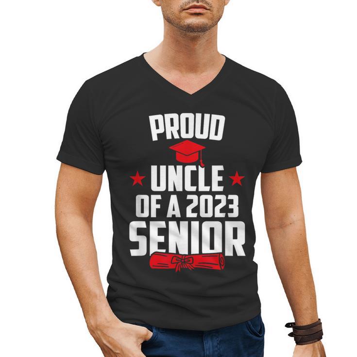 Proud Uncle Of A 2023 Senior Class Of 2023 Graduation Men's V-Neck T-Shirt