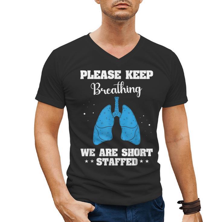 Respiratory Therapist Appreciation RT School Graduation Men's V-Neck T-Shirt