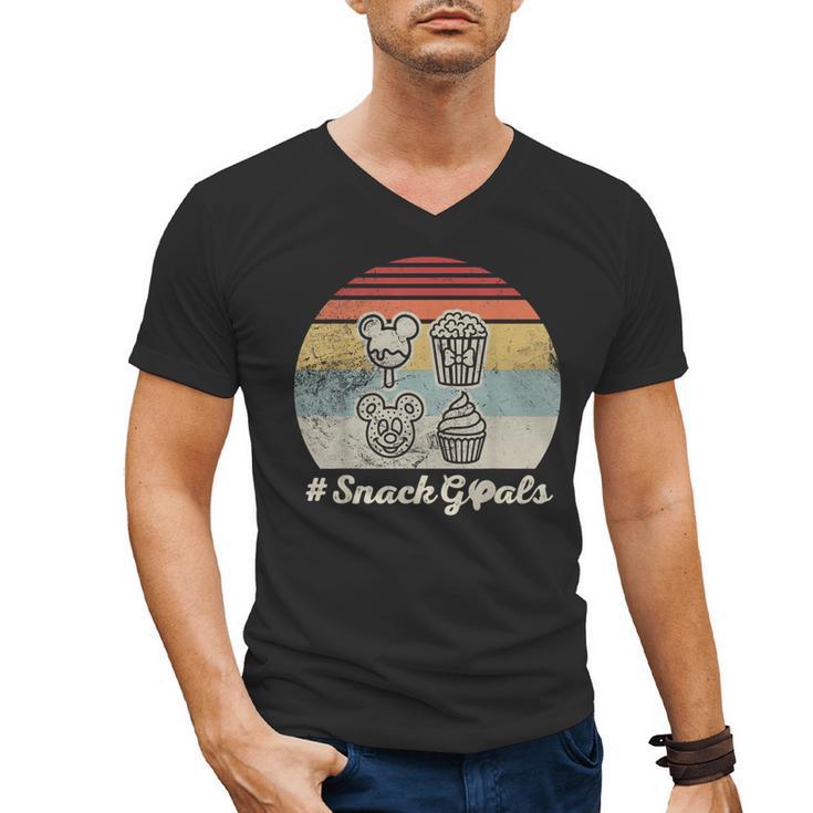 Retro Snack Goals Icon Nostalgia Men's V-Neck T-Shirt