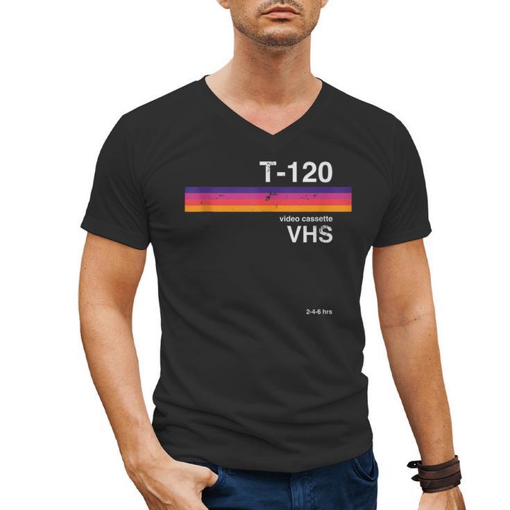 Retro VHS Tape 80s 90s Nostalgia For Movie Fans Men's V-Neck T-Shirt