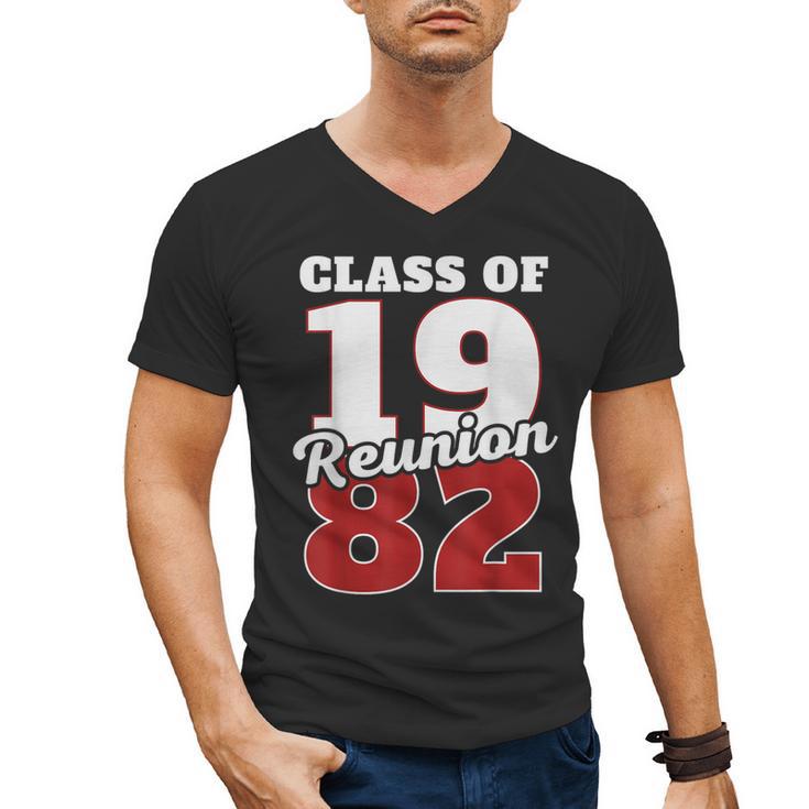Reunion 1982 Class Of 1982 Reunion 82 Graduation 1982 Men's V-Neck T-Shirt