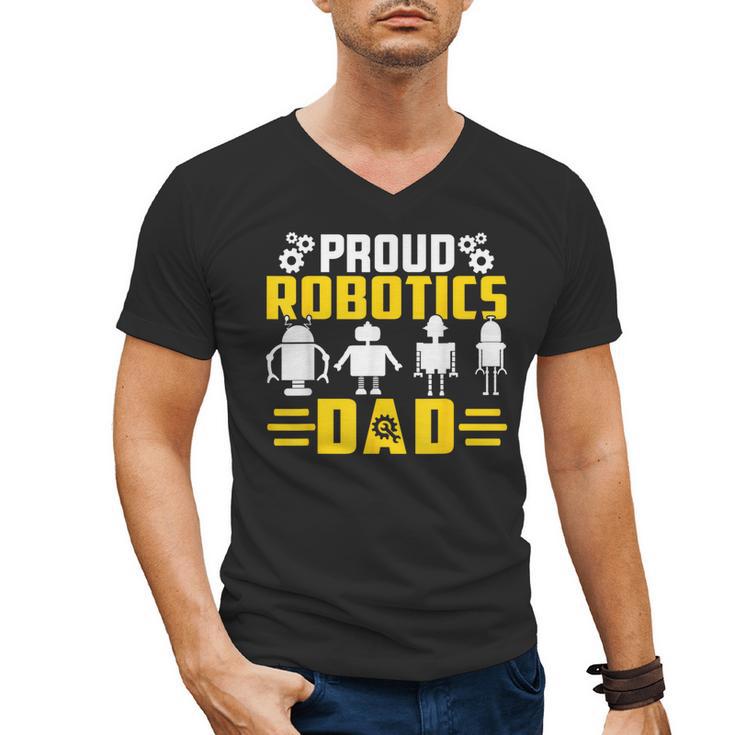Robotics Father Robotics Dad Men's V-Neck T-Shirt