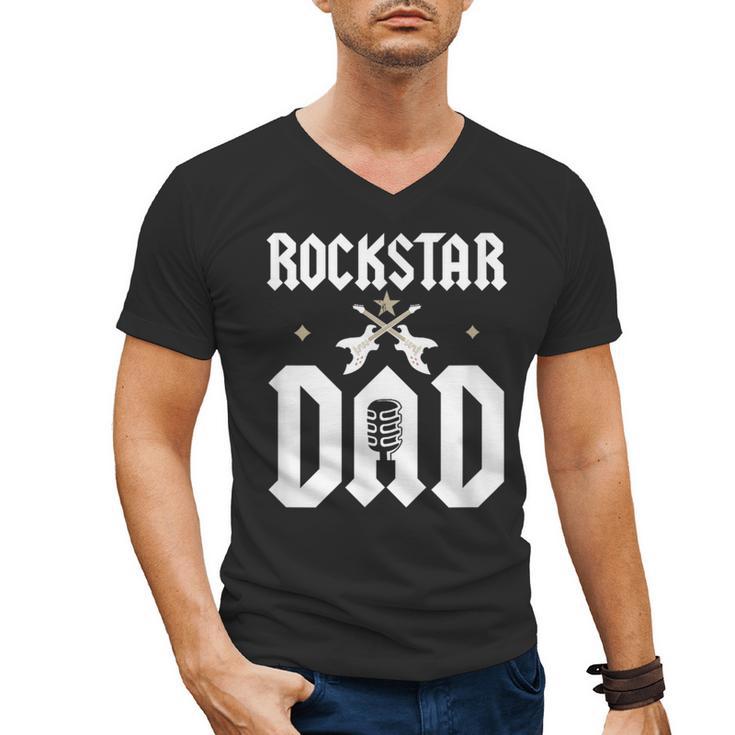 RockStar Dad Men's V-Neck T-Shirt